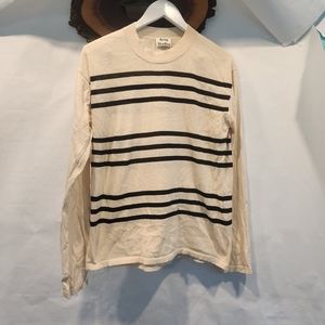 ACNE Studio's striped cotton shirt size S in EUC